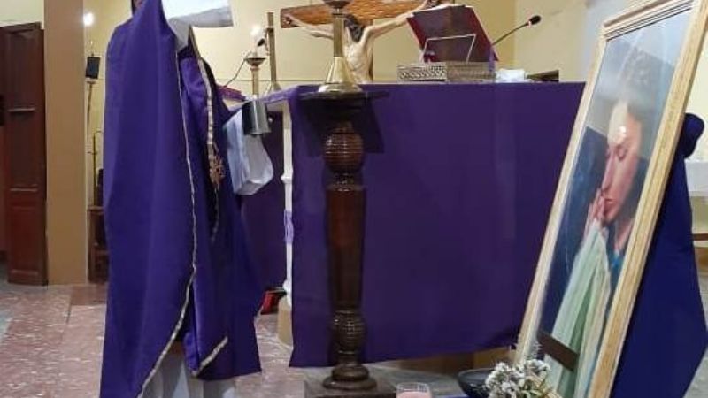 Entronizan imagen de Nuestra Señora de la Vida