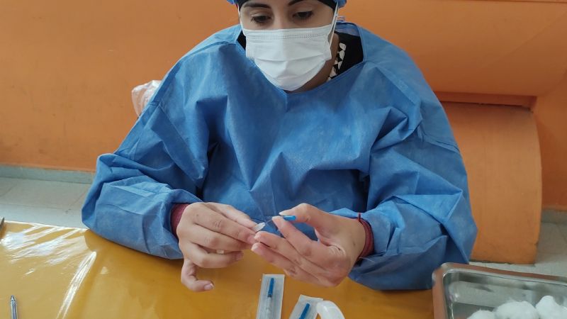 Operativo de vacunación en Valle Viejo