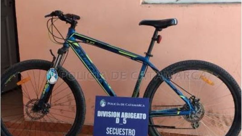 Secuestran una bicicleta de dudosa procedencia