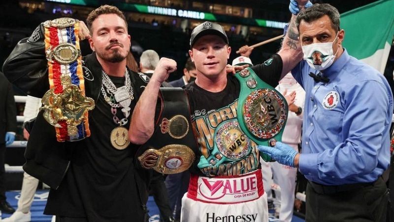 Canelo Álvarez retuvo con nocaut y anunció nueva pelea