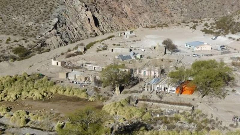Las tormentas dejaron al pueblo de Las Papas aislado