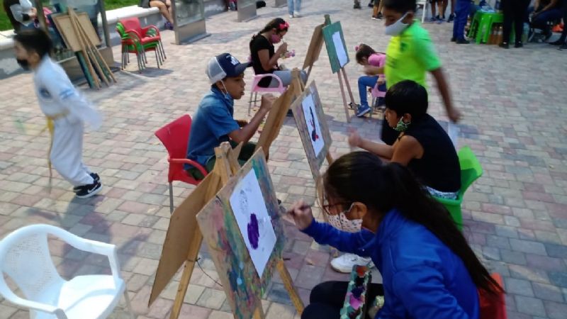 Exitosa jornada recreativa y artesanal en San José