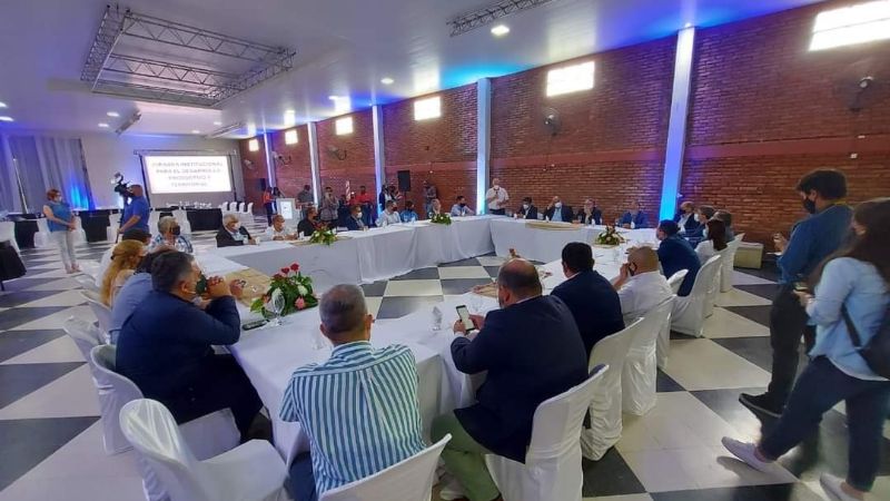 Recreo presente en la reunión por la reactivación de la Región del Albigasta