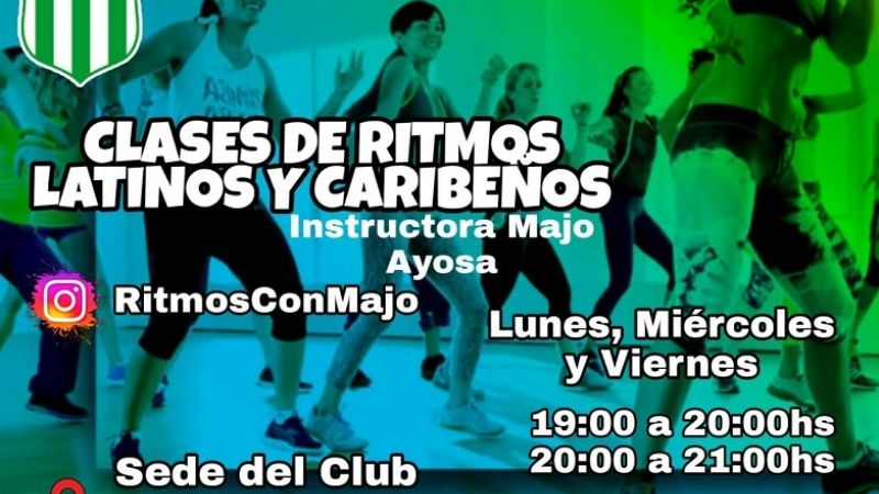Ritmos latinos y caribeños en el Clubl San Martín (VV)