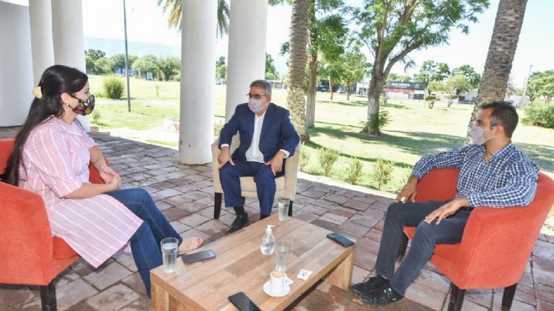 Jalil recibió a la Jefa Regional de Anses Noroeste