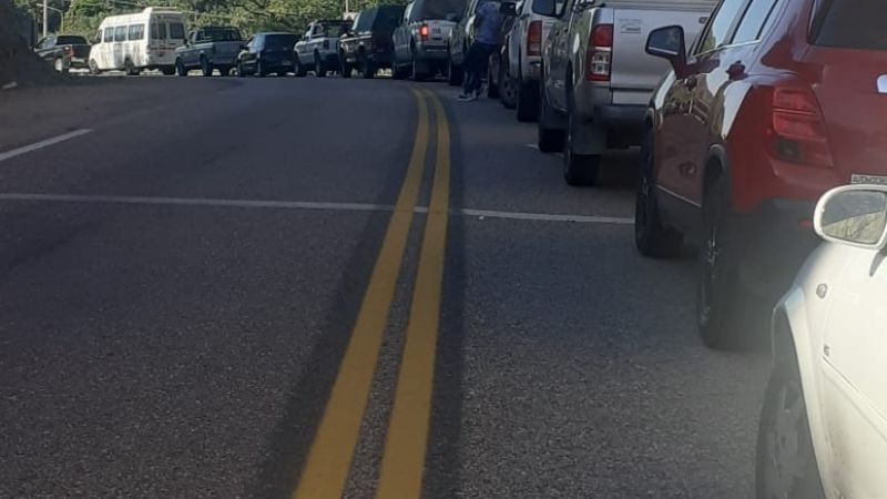 Caótica situación en la ruta 40