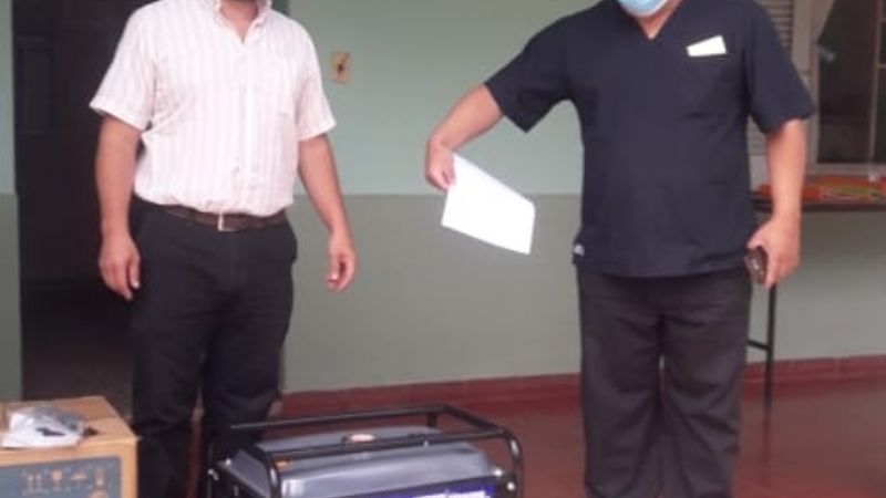 Unidades de frío seguro y tubos de oxígeno para el interior provincial