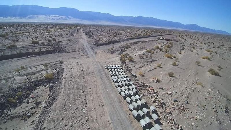 Avanza la obra de entubamiento del Río Guanchín