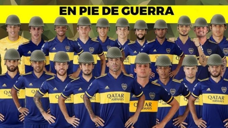 Hinchas de Boca a favor de los jugadores y contra el Consejo