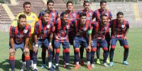 FORMACIÓN TITULAR de San Lorenzo, que logró la clasificación a la primera final regional.