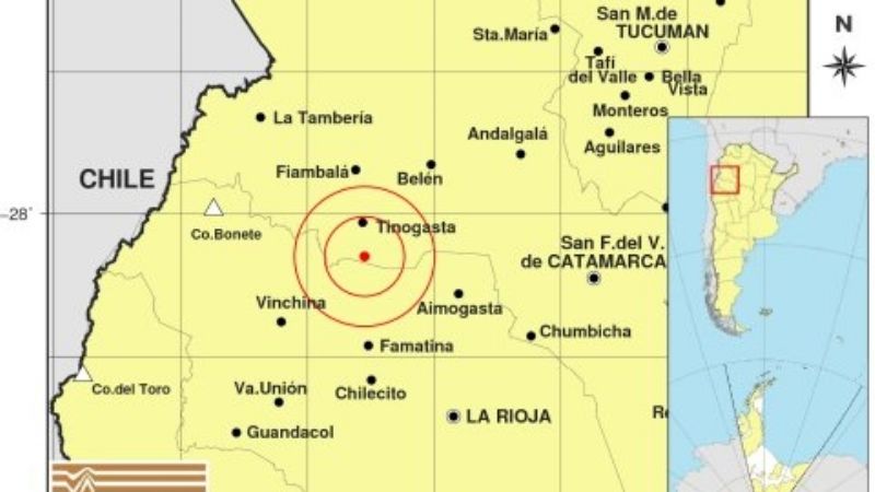 El domingo despertó movido cerca de Tinogasta