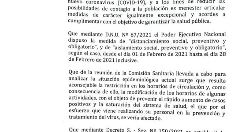 Fiambalá adhiere a la extensión de la Etapa Amarilla