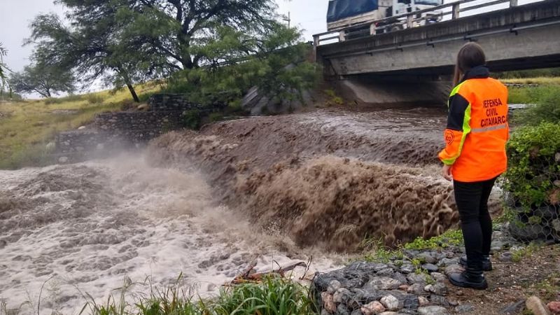 Crecida de ríos afecta a localidades de Capayán