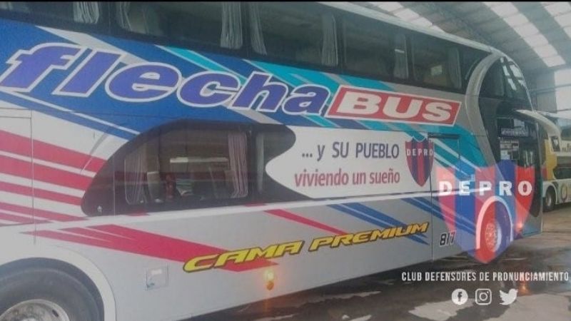 La ilusión del “Depro” ya viaja en micro a Buenos Aires