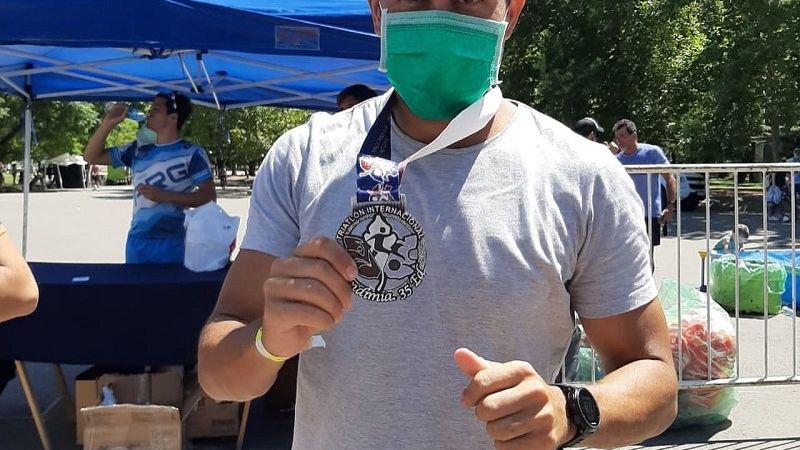 Limina Sutín 2do. y Vergara 6to., en el “tria” de Mendoza