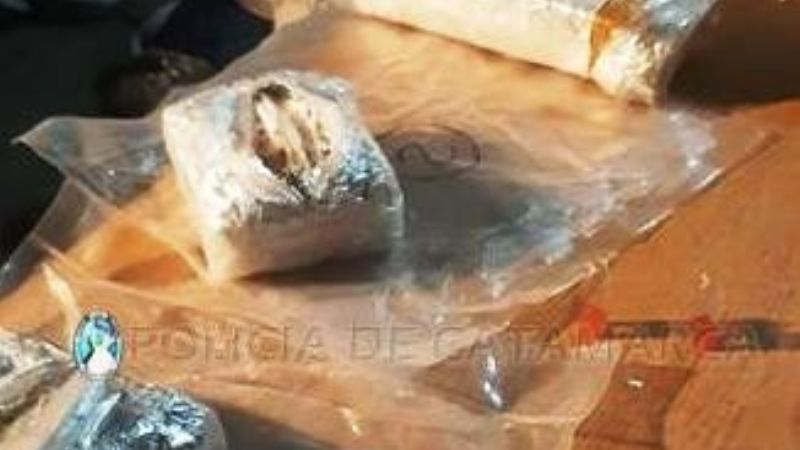 Detienen a un hombre y secuestran un kilo de marihuana