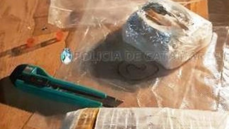 Detienen a un hombre y secuestran un kilo de marihuana