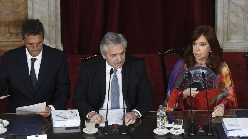 Alberto Fernández inaugura las sesiones ordinarias en el Congreso