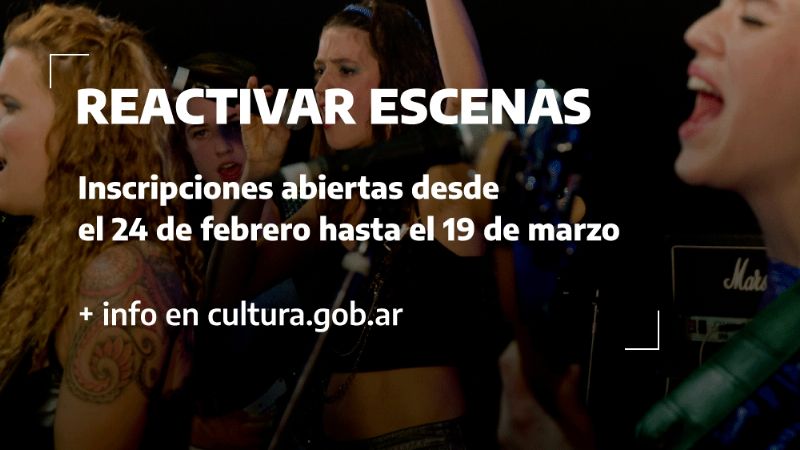 Convocatoria “Reactivar Escenas" para la música y el teatro
