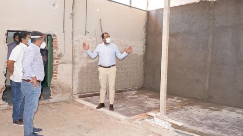 Sánchez presentó equipamiento para Salud