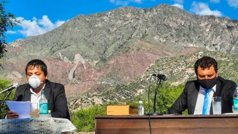 Sesiones en Tinogasta: Nóblega puso el foco en producción y obras históricas