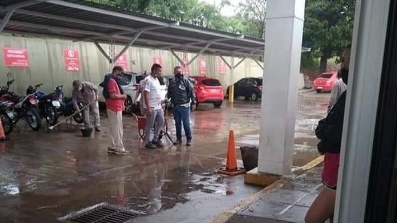 El sector de Guardia, el más afectado en el Hospital San Juan Bautista