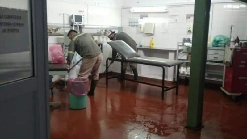 El sector de Guardia, el más afectado en el Hospital San Juan Bautista