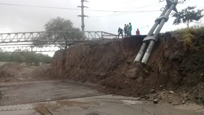 Columna de energía quedó en el "aire"