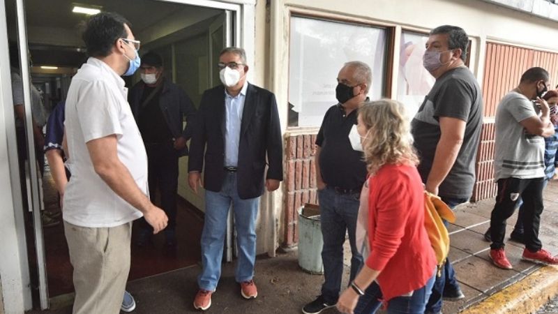 Jalil recorrió el San Juan y anunció un nuevo hospital