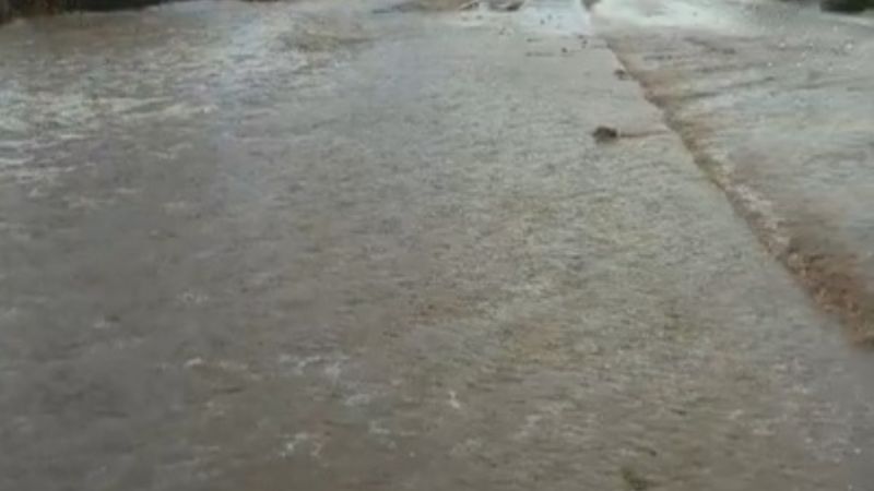 Desborde de río en Santa María