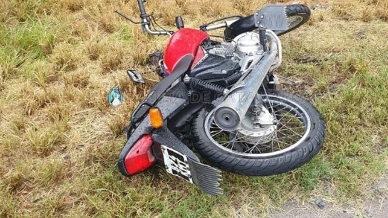 Derrapó y lo atendió el SAME