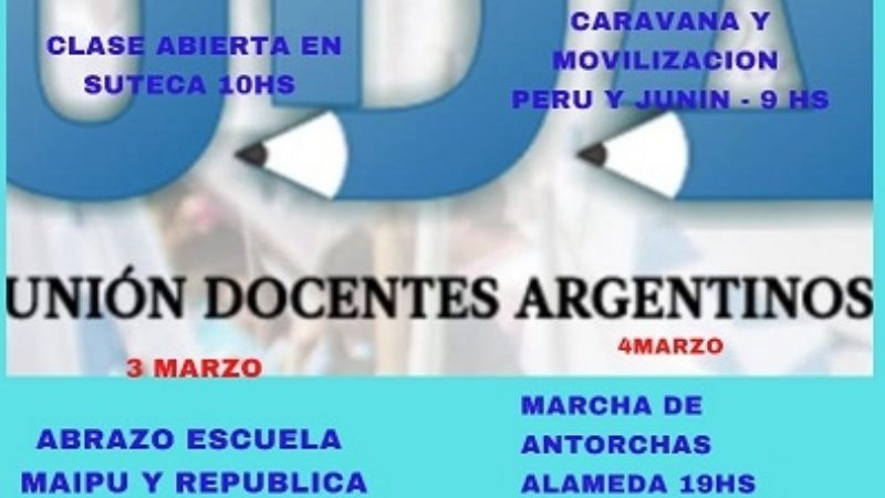 Paritaria: gremios se movilizan en caravana