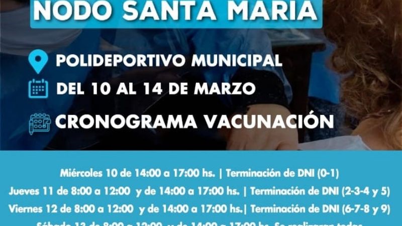 Inicia la campaña de vacunación contra el Covid-19 en Santa María
