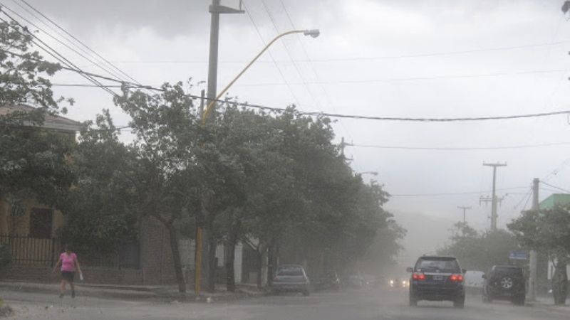 Pronóstico con vientos hasta el viernes