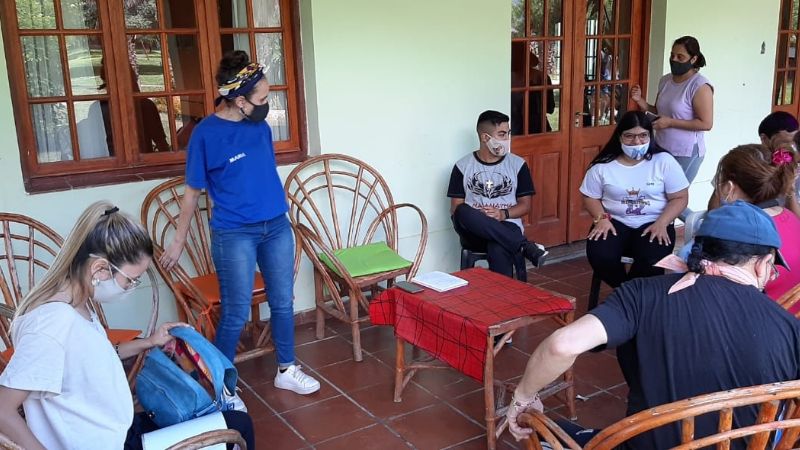Encuentro de los grupos juveniles de la parroquia Santa Rosa de Lima