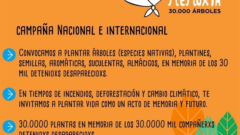 Lanzamiento de la Campaña "Plantamos Memoria"