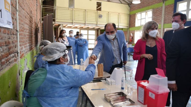 Ya funciona a pleno el Nodo Sur de vacunación contra el Covid-19