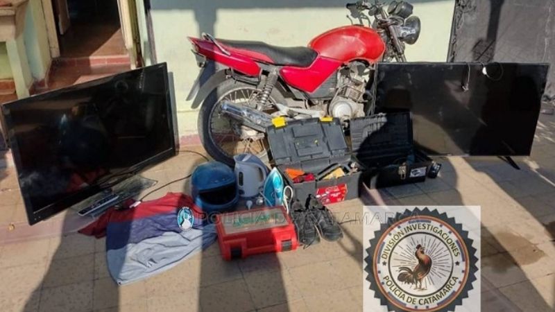 Recuperan lo robado al juez Acuña