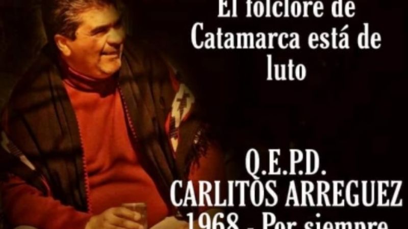 Falleció el reconocido folclorista Carlos Arreguez