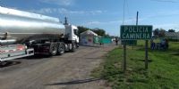 Protesta en la Ruta Nacional N°157, en Recreo.
