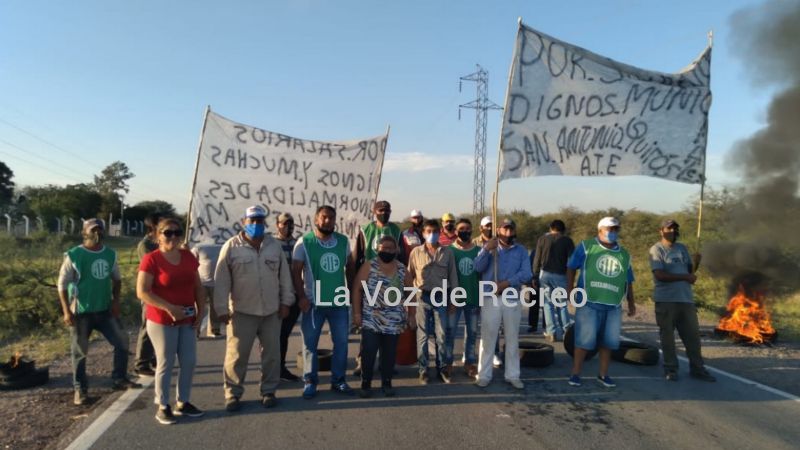 Otra jornada de protesta de los municipales de Icaño