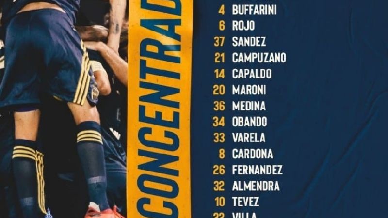 Cardona y Tevez en la lista, pero Russo mantiene las dudas