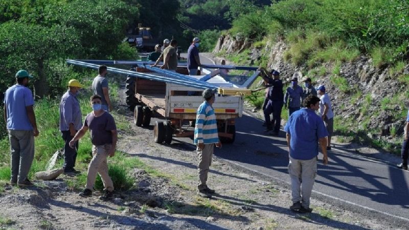 Imagen de la Virgen del Valle en la cuesta de Los Ángeles