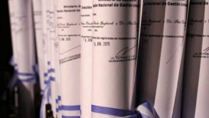 Validez nacional para 10 nuevos títulos y certificados de estudios