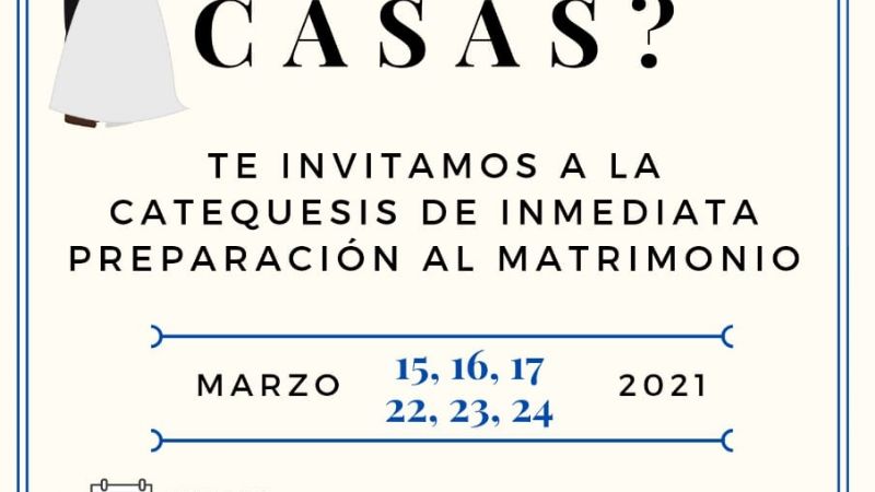 Catequesis para quienes para se preparan para el matrimonio