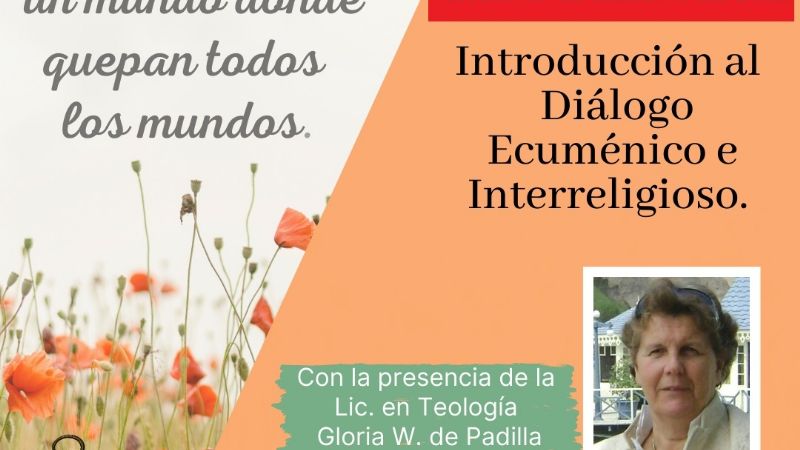 Reprograman charla sobre Diálogo Ecuménico e Interreligioso