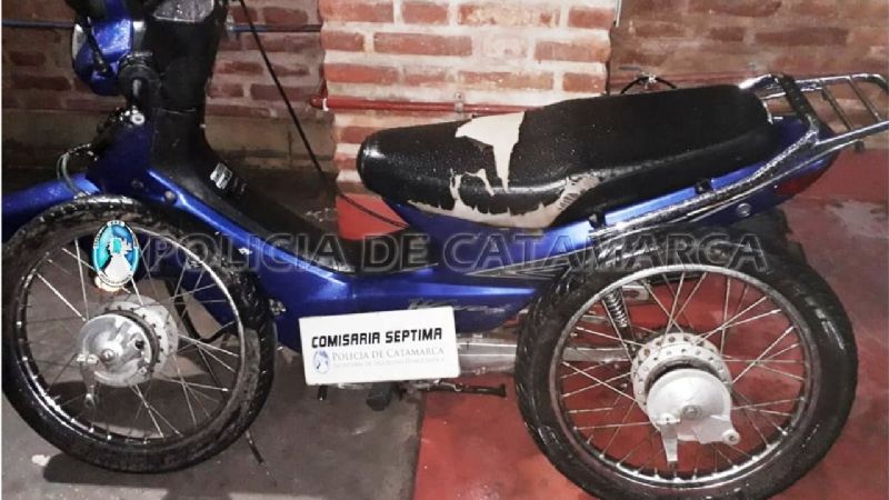Demoran a un joven por el robo de una moto
