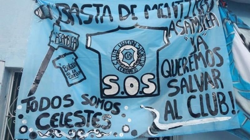 Un día Celeste: Banderazo por la recuperación de Unión Sportiva