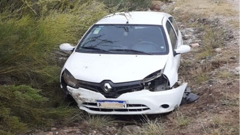 Se despistó en la ruta