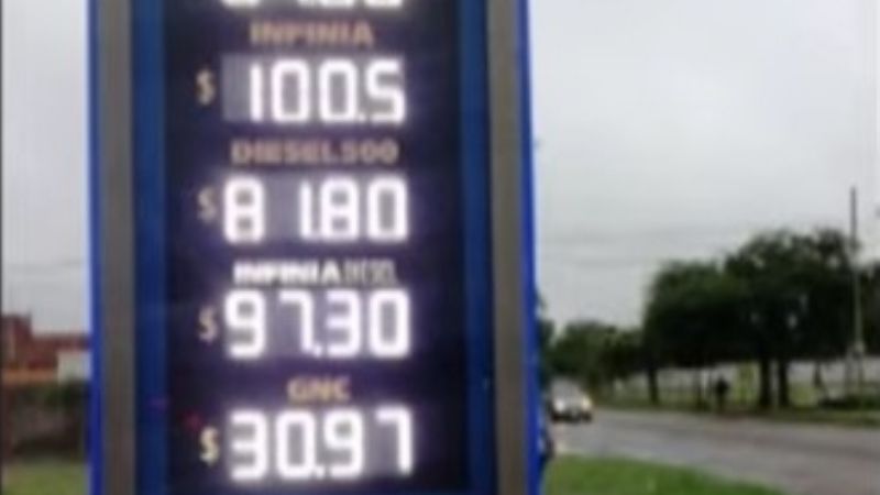 La Infinia de YPF ya superó los $100 en Catamarca